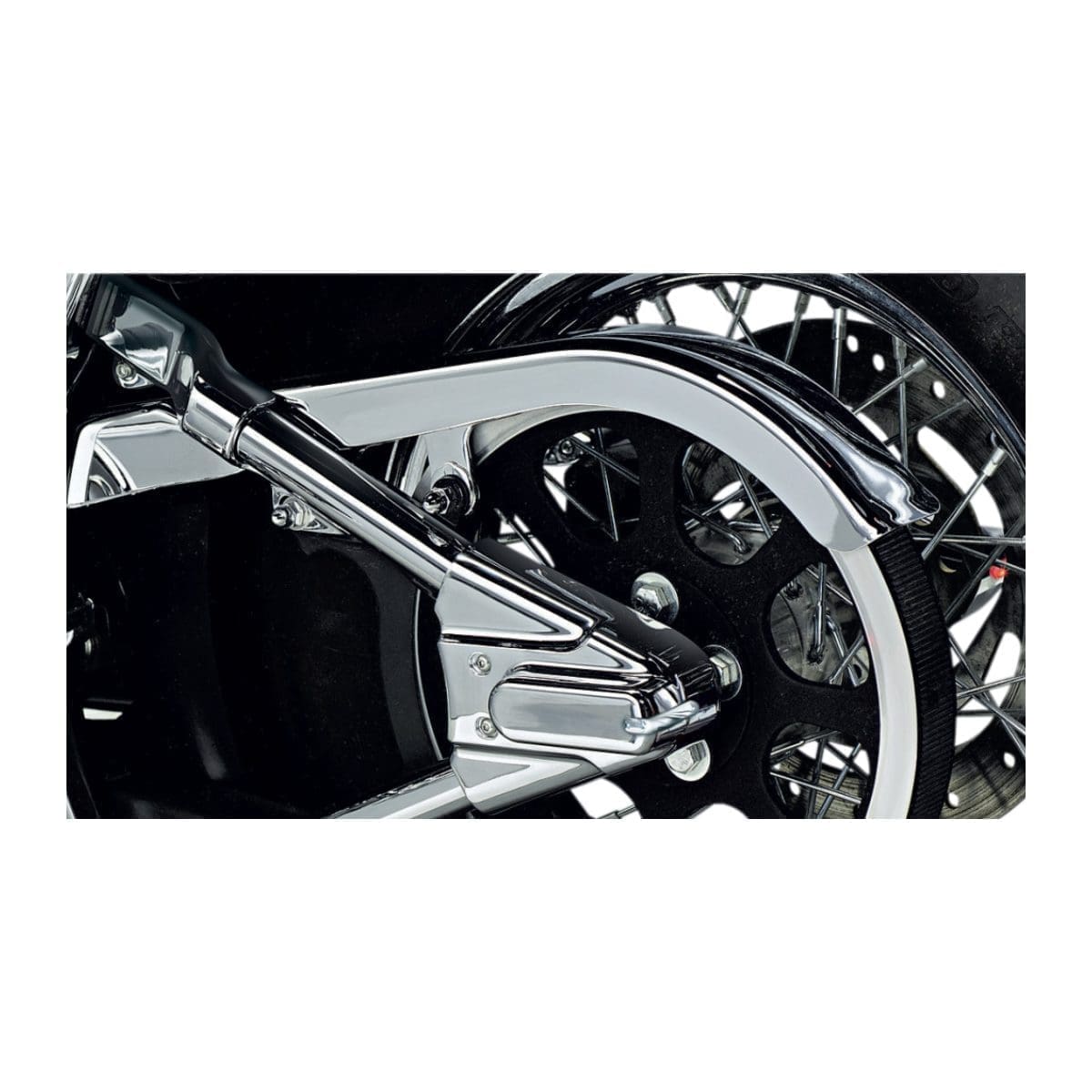 Kuryakyn Chrome Swingarm Covers for Softail, '00-'07