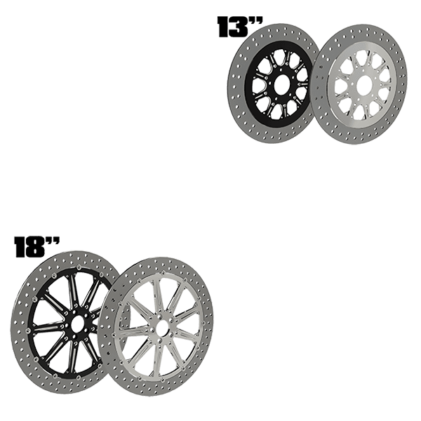 SMT Machining High Stakes Floating Front Rotor Kit