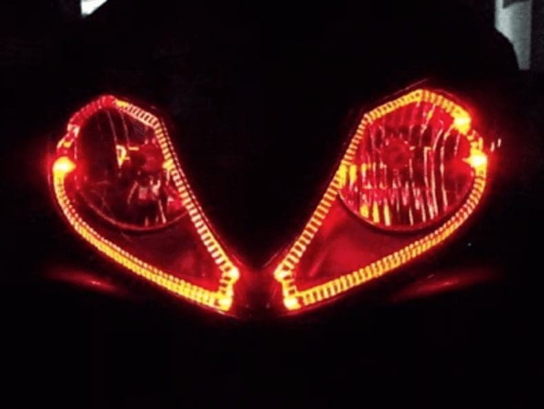 Honda CBR F4i LED Headlight Perimeter Halo Kit, '01-'06