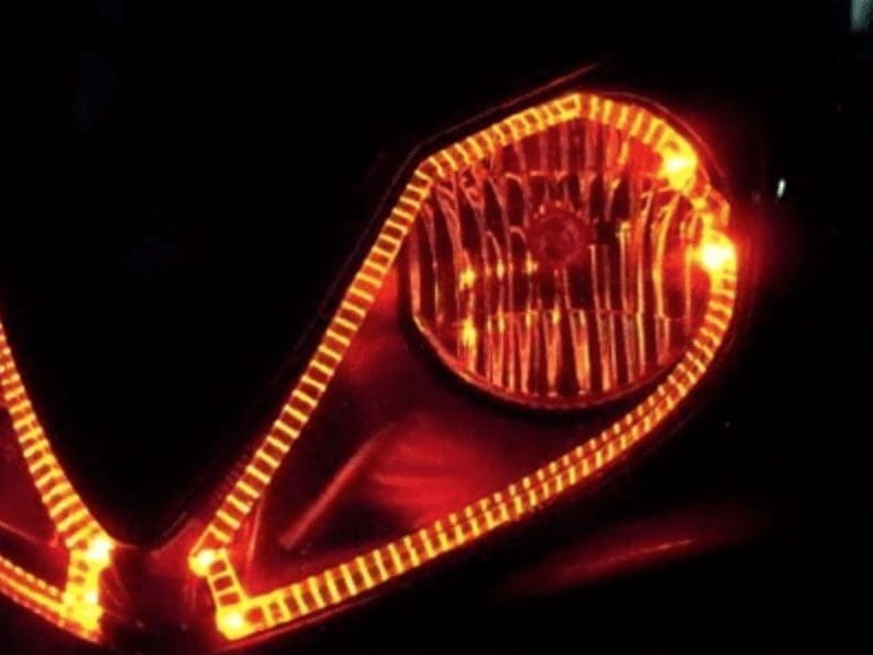 Honda CBR F4i LED Headlight Perimeter Halo Kit, '01-'06