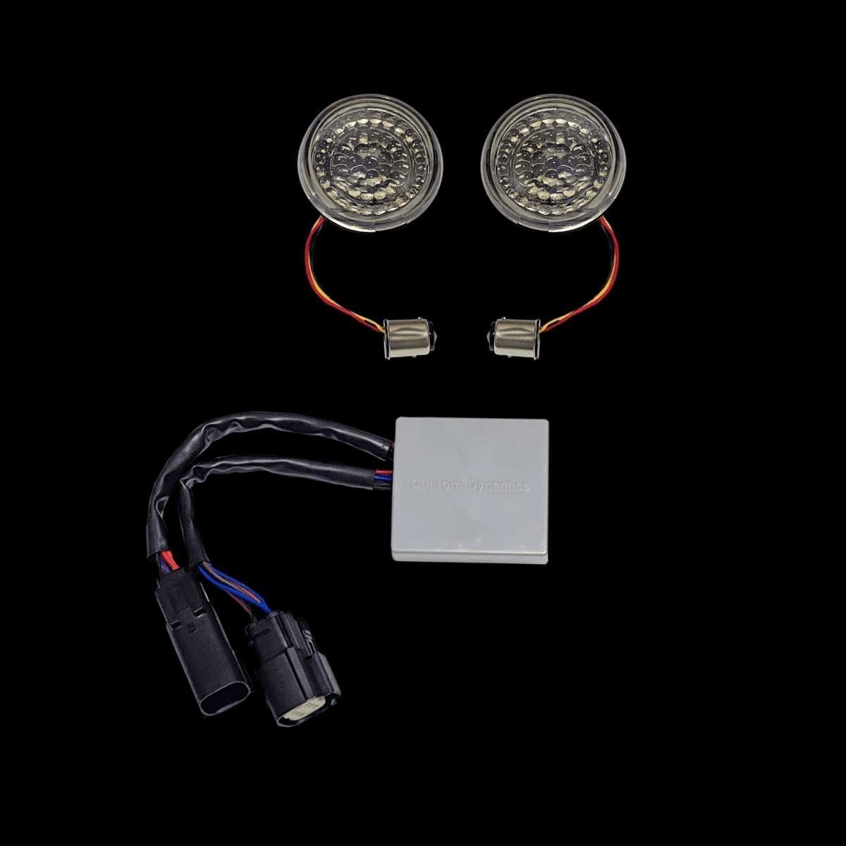 Smart Amber/Red LED 1157 Bullet Turn Signals w/ Controller
