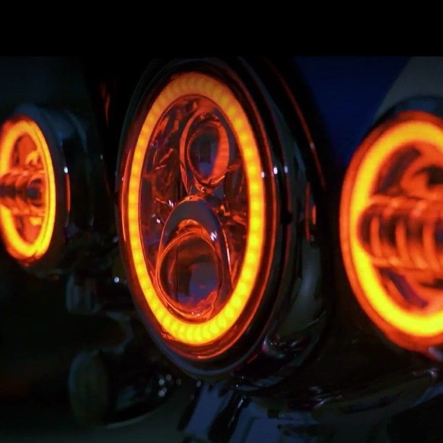 ProGLOW™ 7" LED Headlight w/ Color Changing Halo, ‘14-‘21