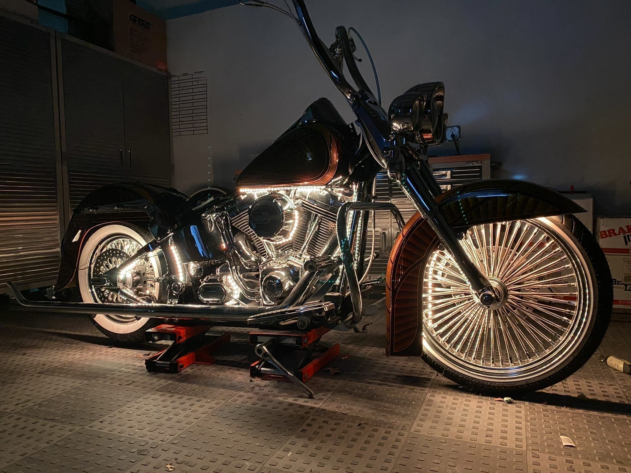 Rush ALS 315-LED MultiColor Body Light Kit For Harley Softail