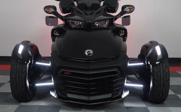 Dual Color LED A-Arm Running Light Strips w/Blinker
