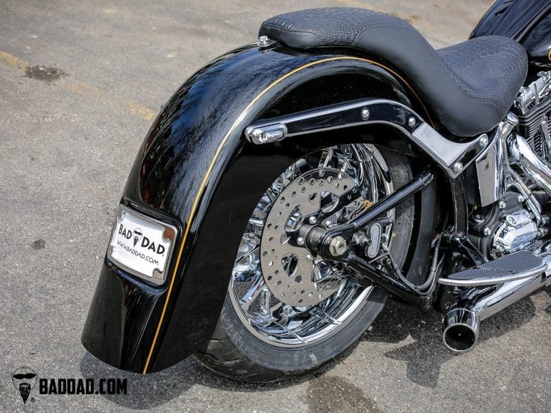 Bad Dad 200mm Classic Stretched Softail Fender