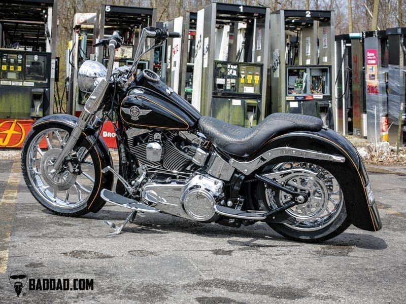 Bad Dad 200mm Classic Stretched Softail Fender