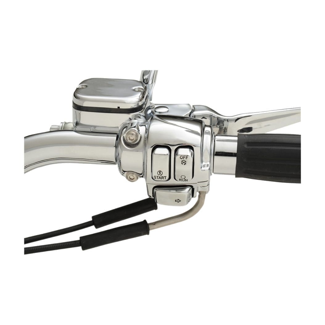 Chrome Switch Cap Kit, Softail & Touring