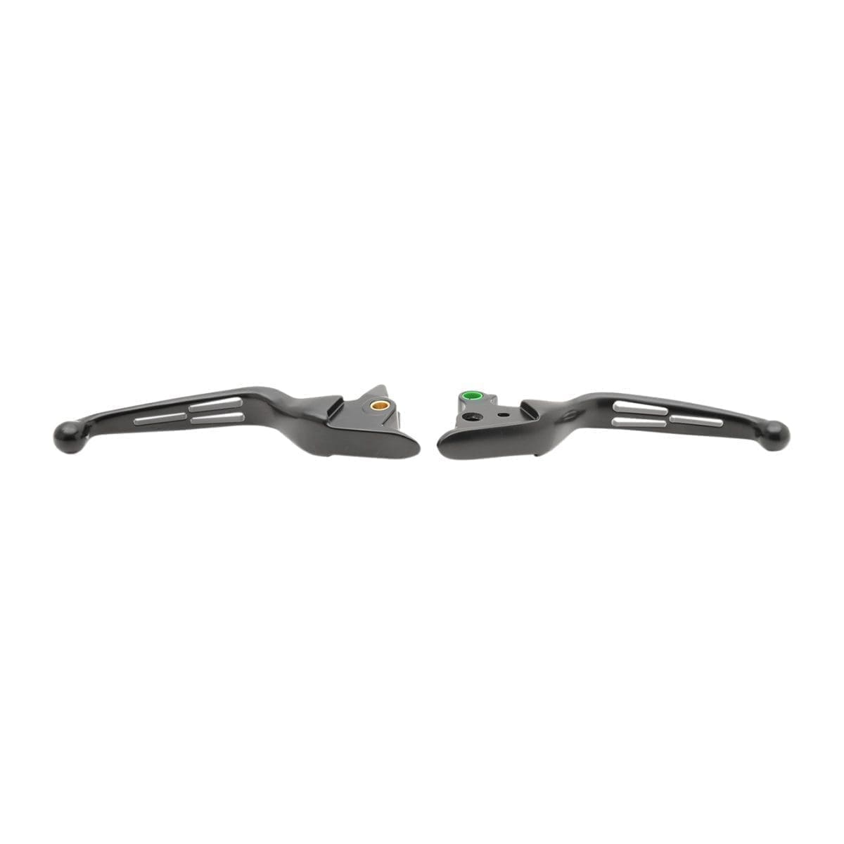 Slotted Wide Blade Lever Set, Black, '17-'20 Touring