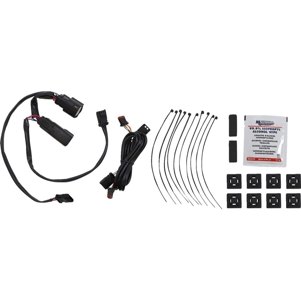 Custom Dynamics LED Saddlebag Latches, Dual Color, Chrome, Smoke