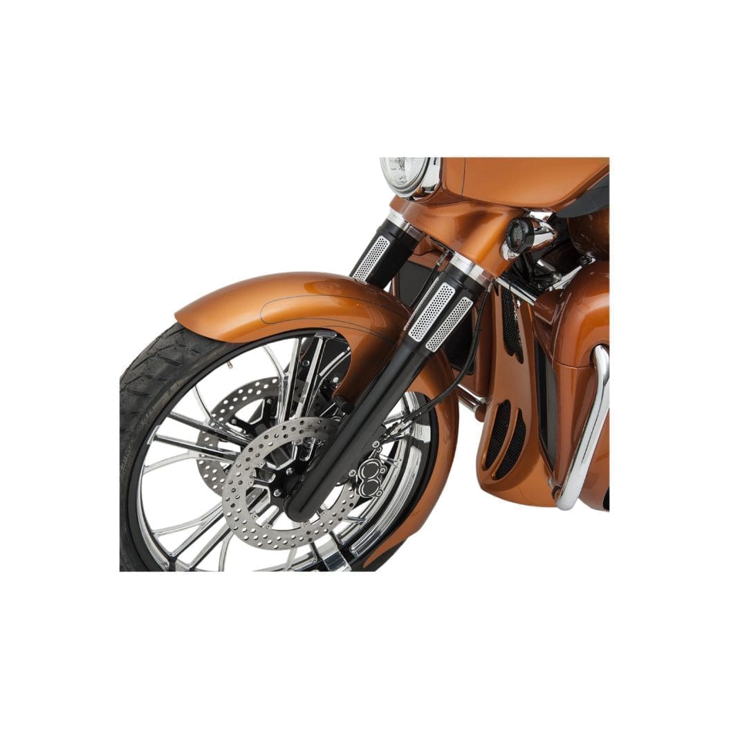 Arlen Ness Dual Disc Hot Legs, Smooth, '14 & Up Touring