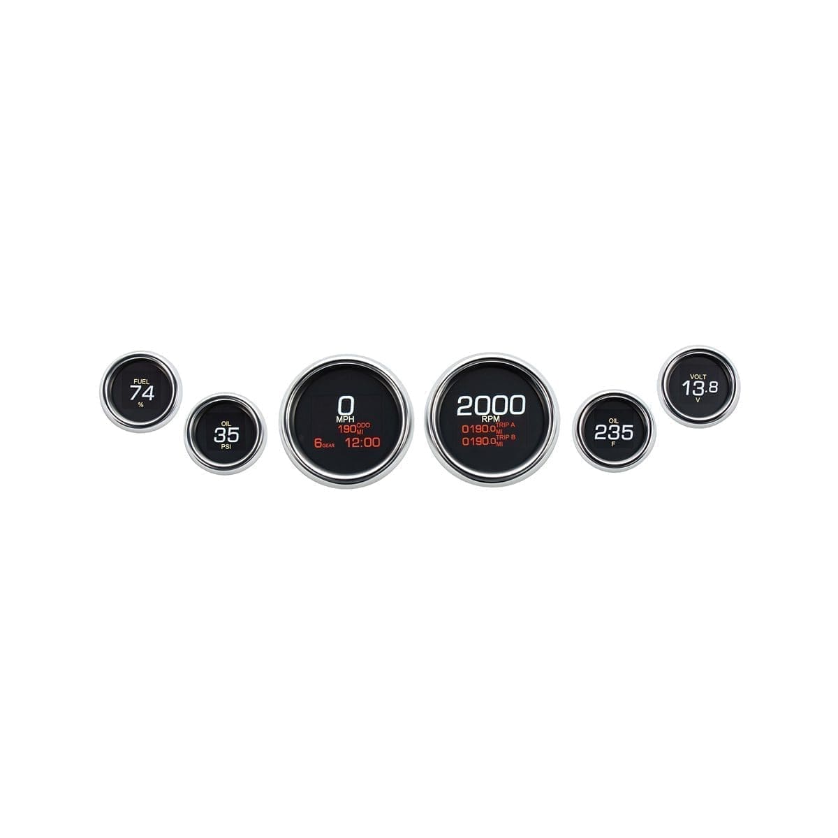Direct Plug-In Digital Gauges, '99-'03 Touring Models