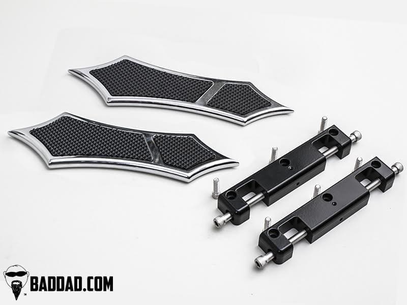 Bad Dad 966 Floorboard Kit with Passenger Pegs