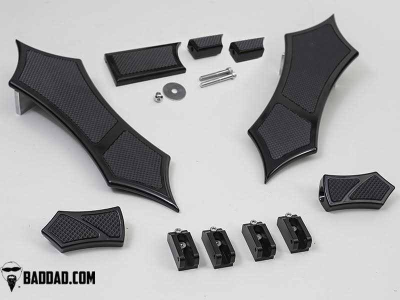 Bad Dad 966 Floorboard Kit with Passenger Pegs