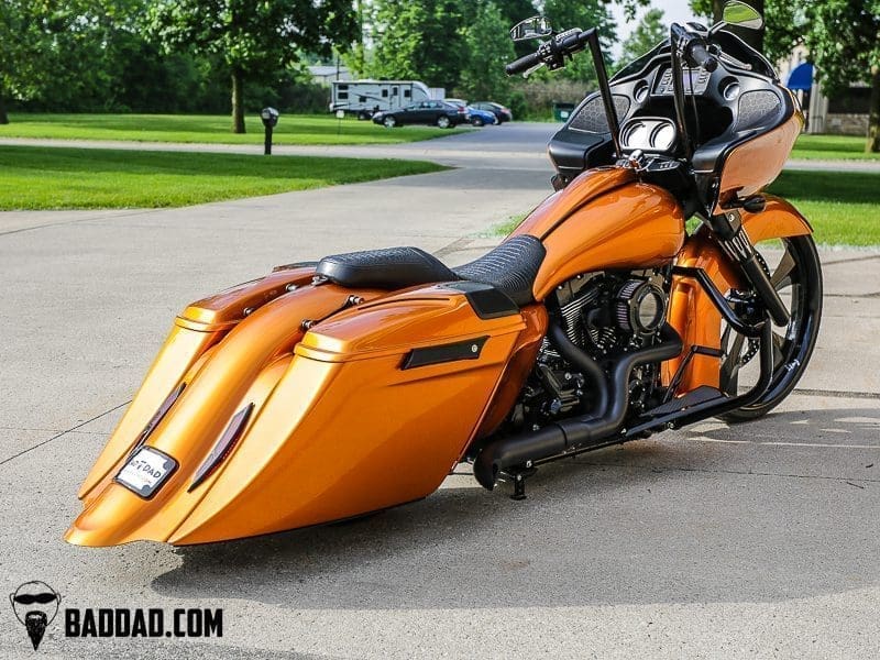 Bad Dad Street Series Stretched Saddlebags, '14+