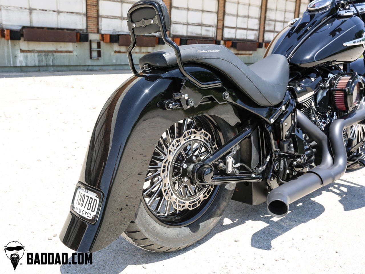Bad Dad Softail Stretched Fender Kit, '18-'22