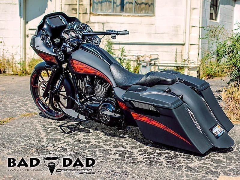 Bad Dad Audio Competition Series Stretched Saddlebags, '97-'13