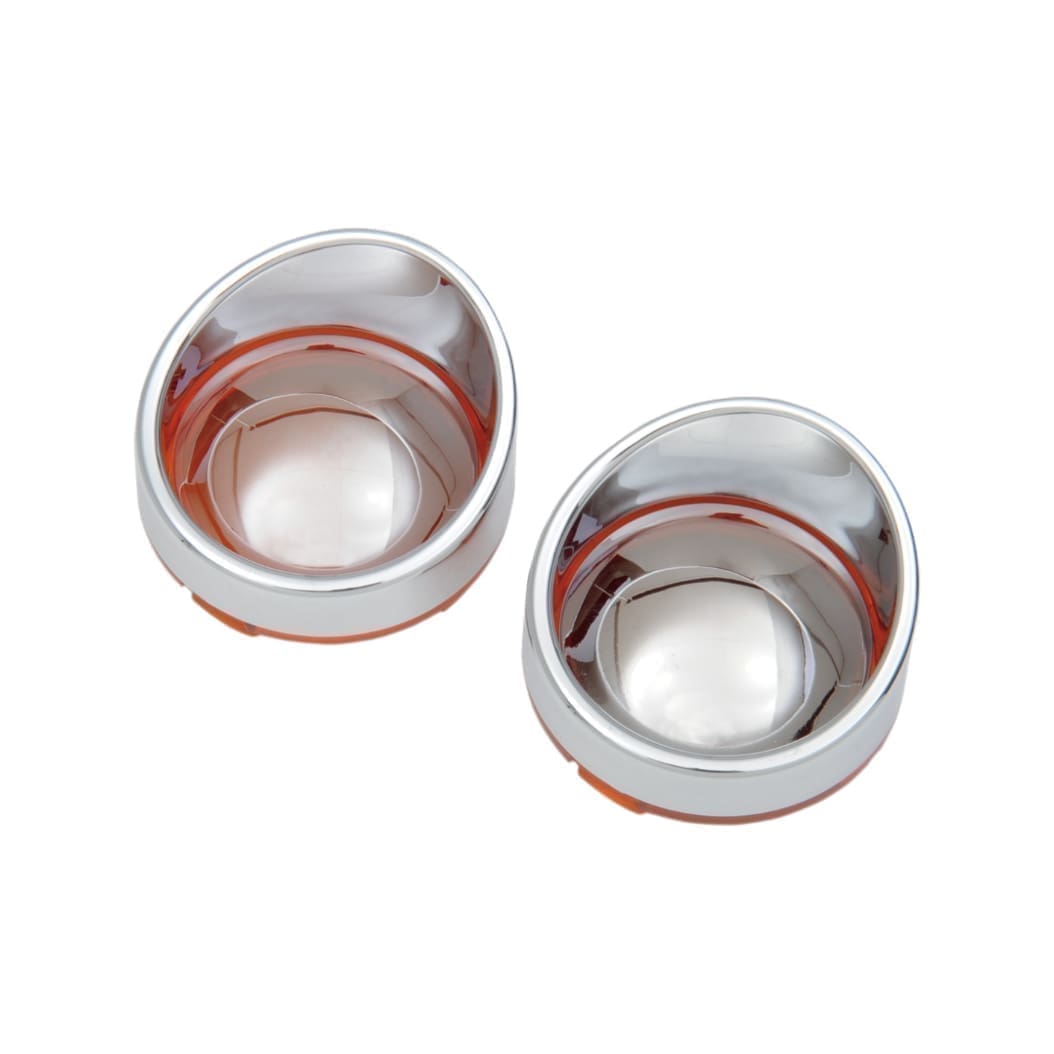 Visor Style Bezel & Lens, Amber/Mirror