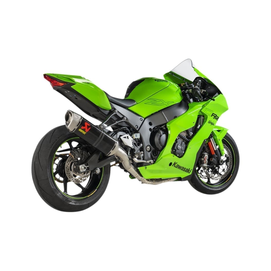 Akrapovic Carbon Fiber Slip On, '21 & Up ZX-10R