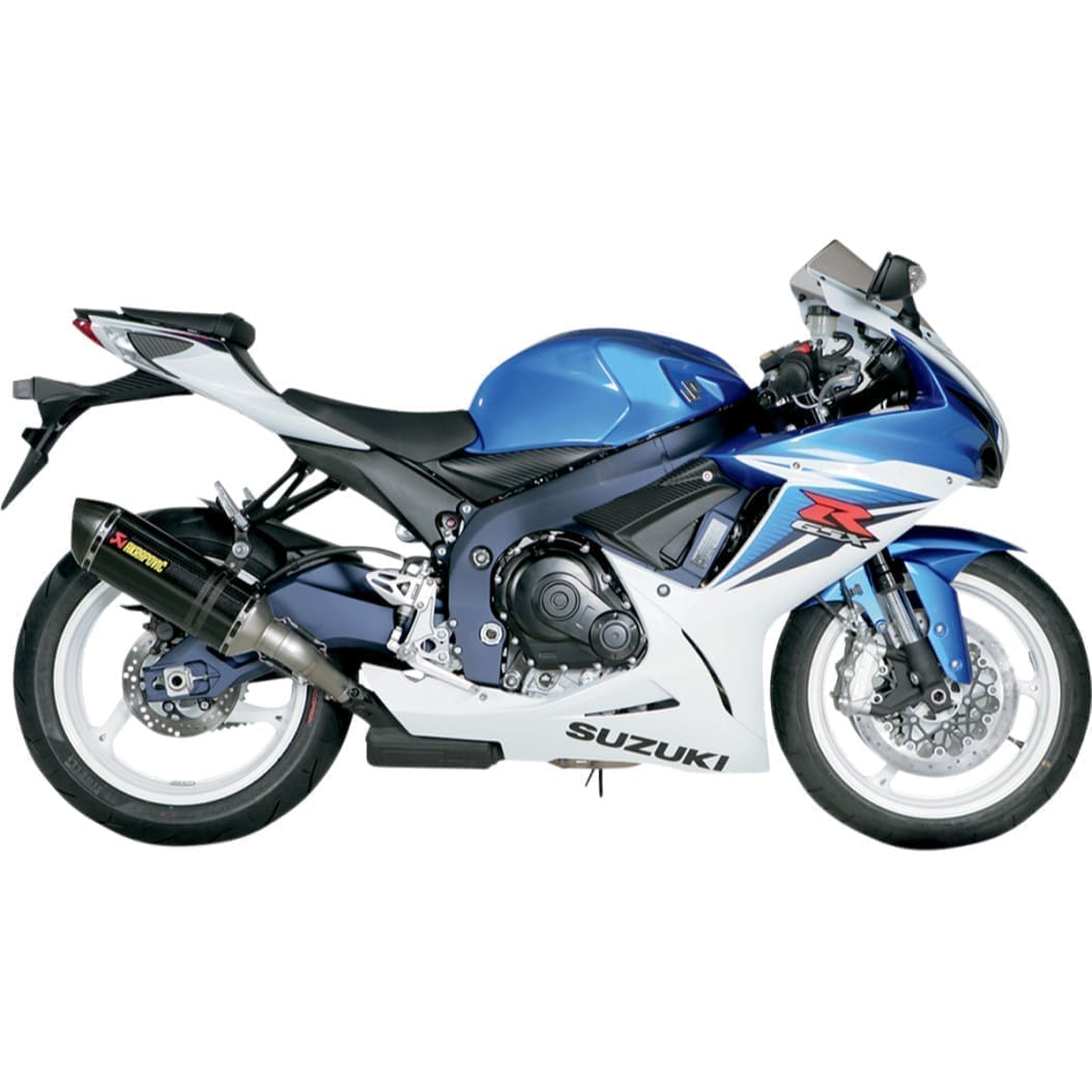Akrapovic Carbon Fiber Slip On, '11-'17 GSX-R600/750