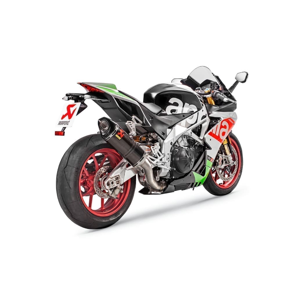 Akrapovic Carbon Fiber Slip On, '16-'20 RSV4/Tuono V4 1100