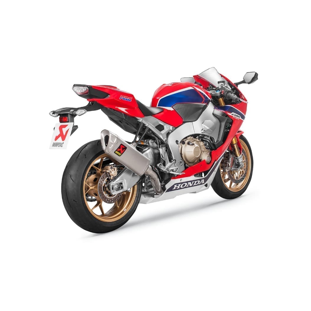 Akrapovic Race Exhaust, SS/Titanium, '17 & Up CBR-1000RR