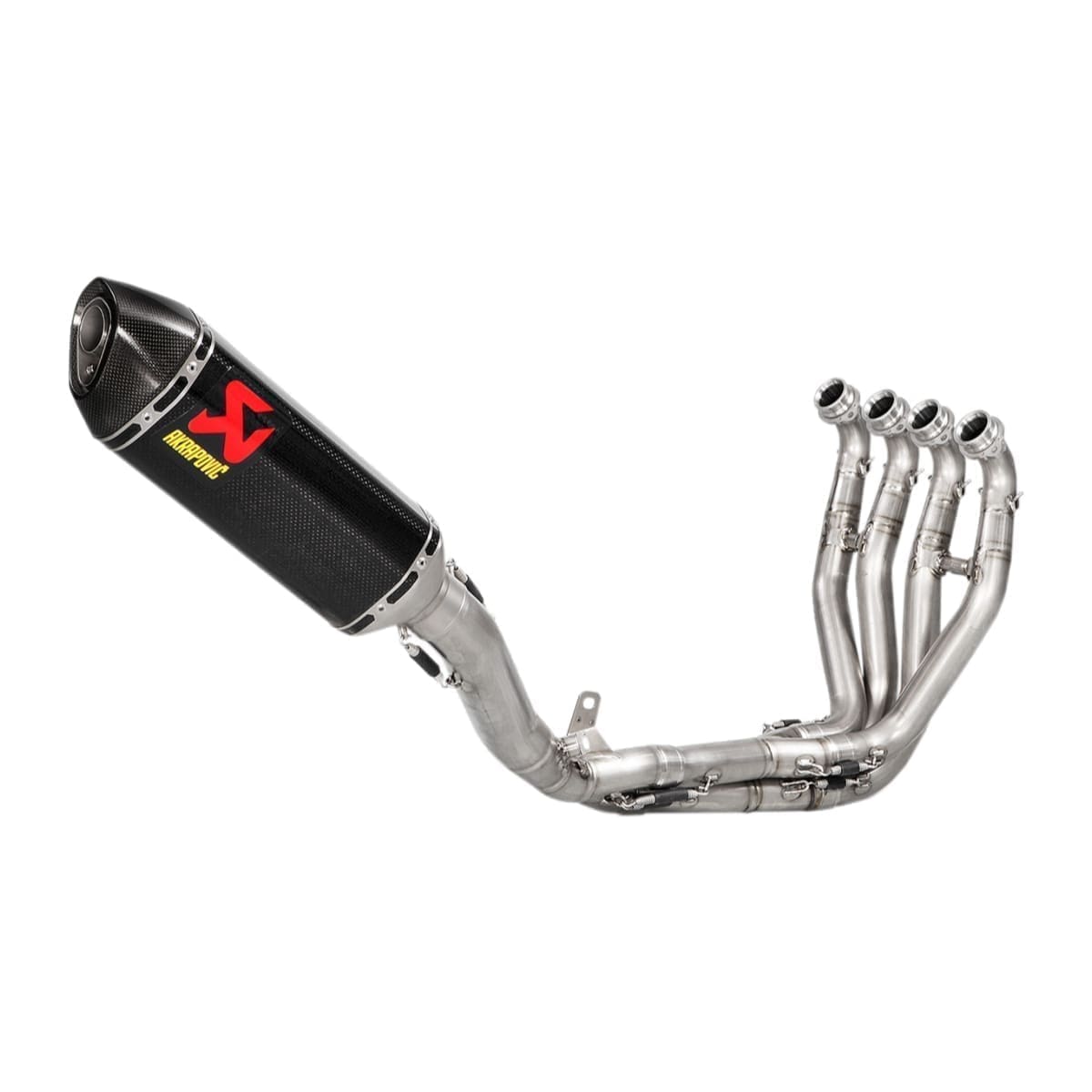Akrapovic Evolution Line Exhaust, Titanium/CF, '16 & Up ZX-10R