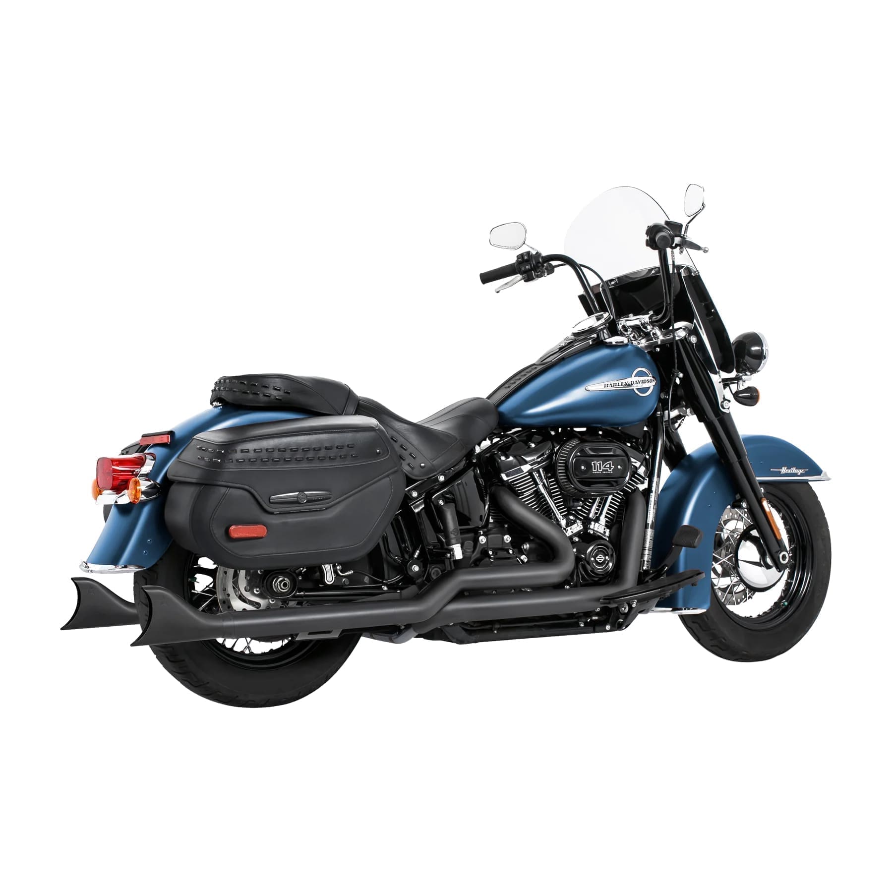 Harley Softail 2.5" Tuck & Under True Duals, '18 & Up