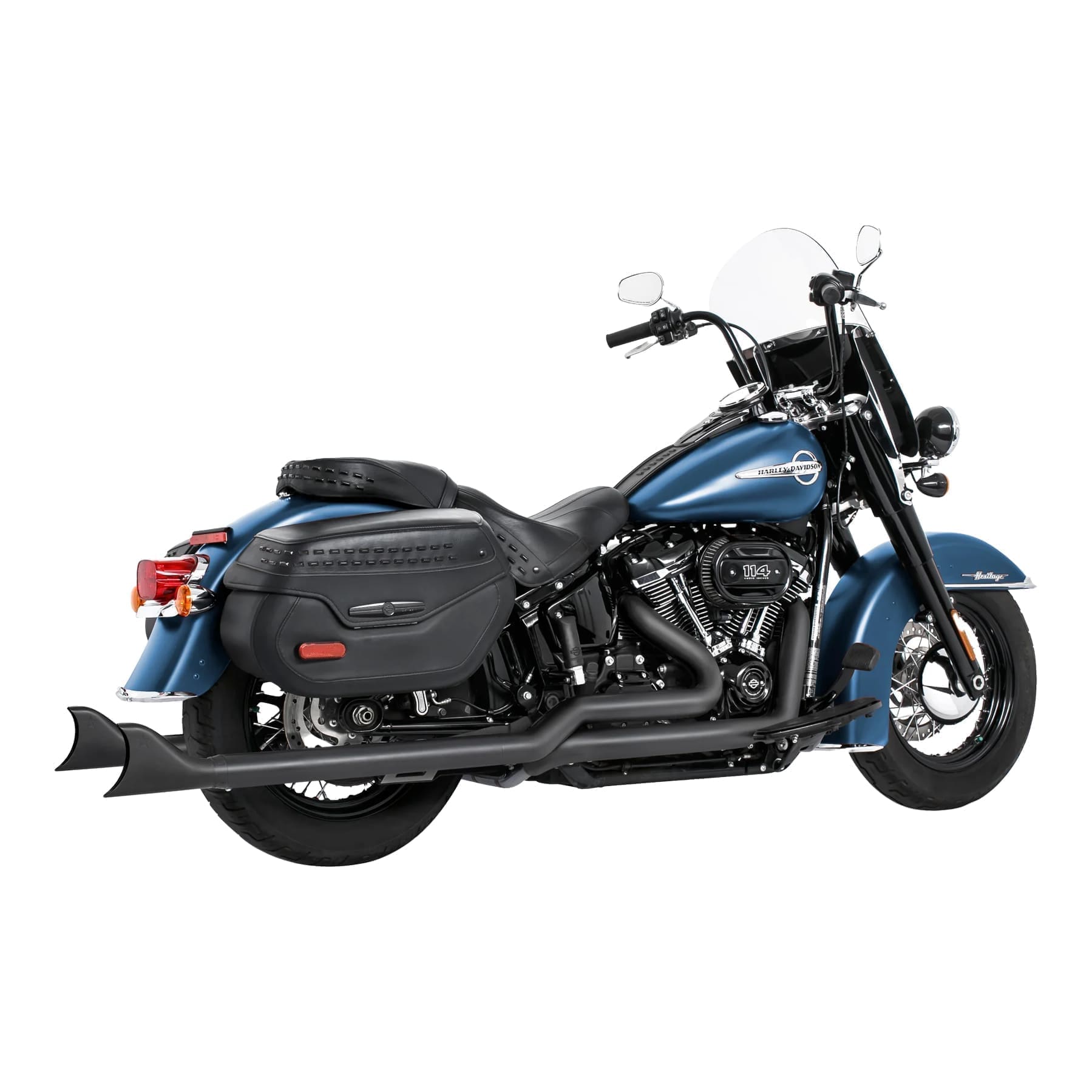 Harley Softail 2.5" Tuck & Under True Duals, '18 & Up