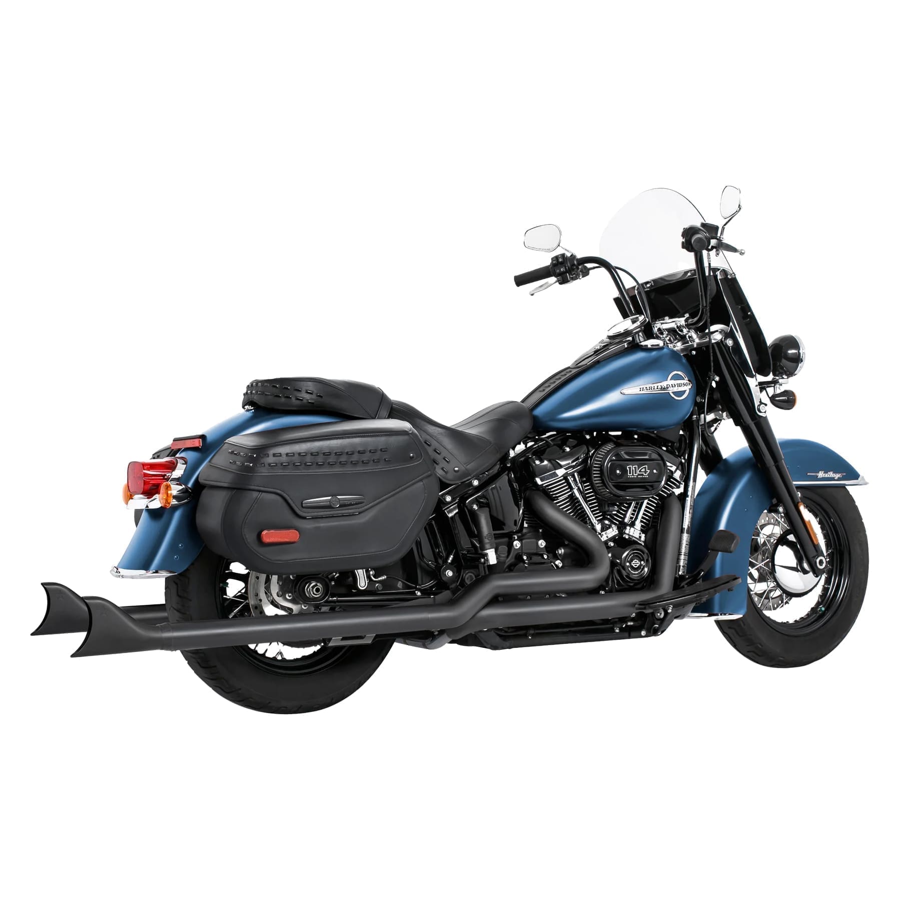 Harley Softail 2.5" Tuck & Under True Duals, '18 & Up