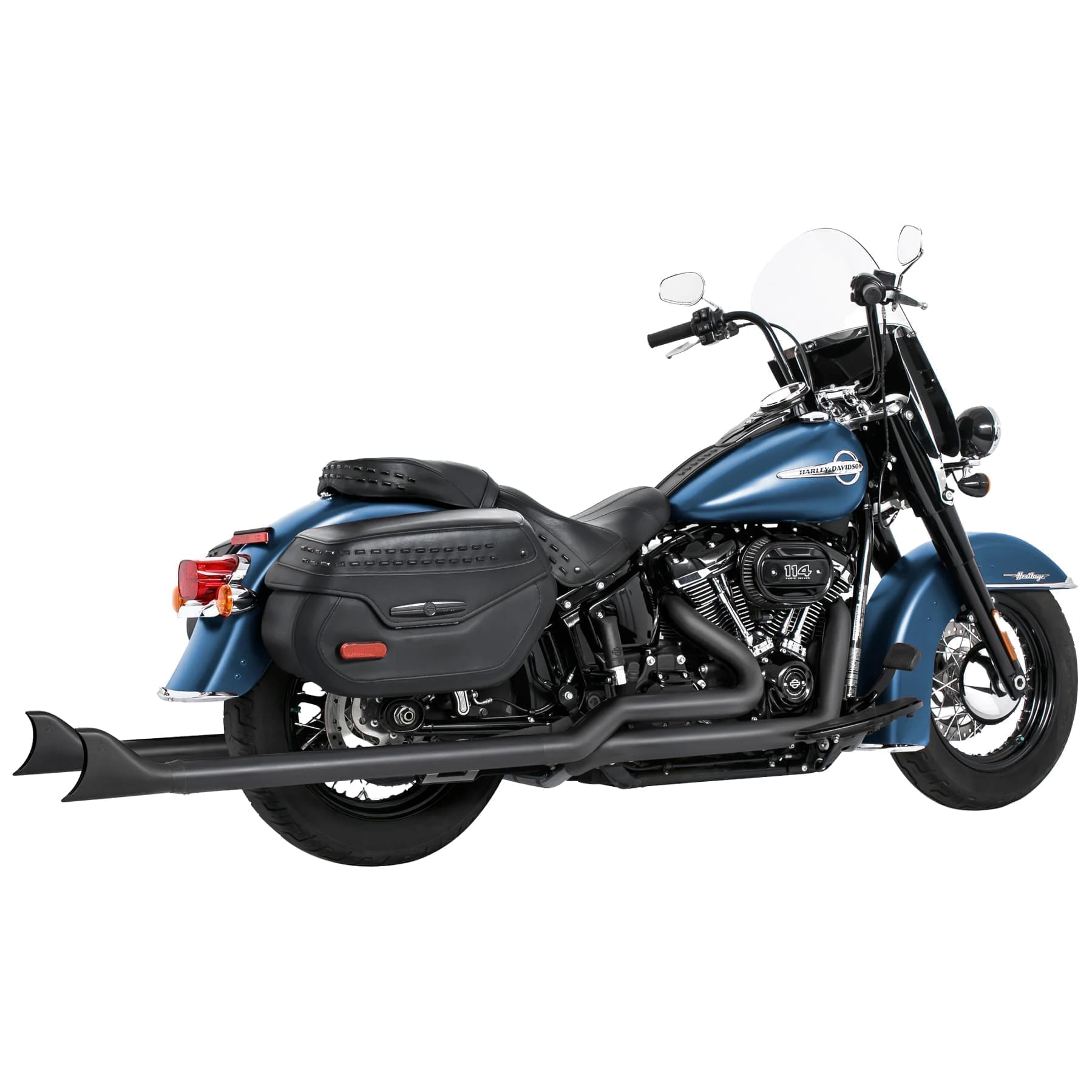 Harley Softail 2.5" Tuck & Under True Duals, '18 & Up