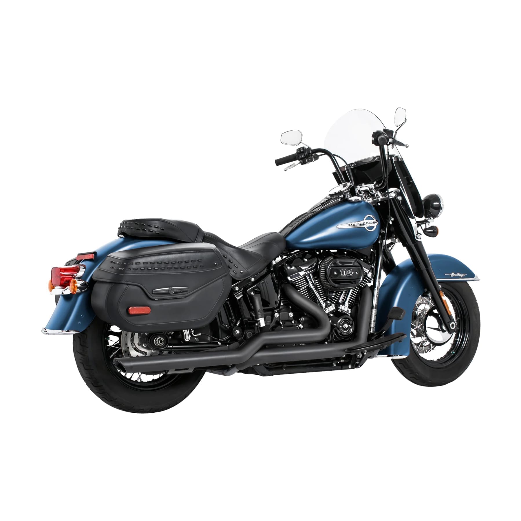 Harley Softail 2.5" Tuck & Under True Duals, '18 & Up