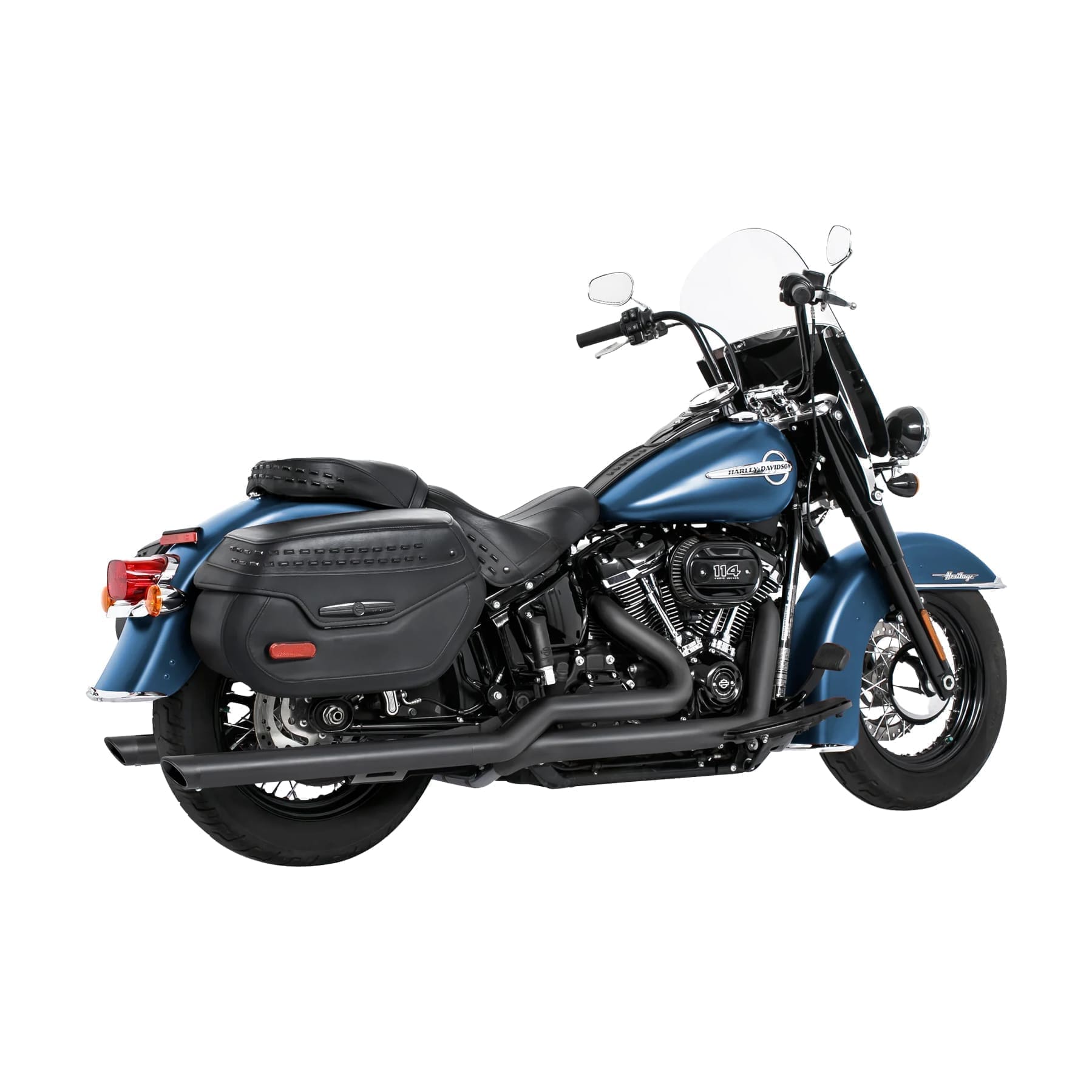 Harley Softail 2.5" Tuck & Under True Duals, '18 & Up
