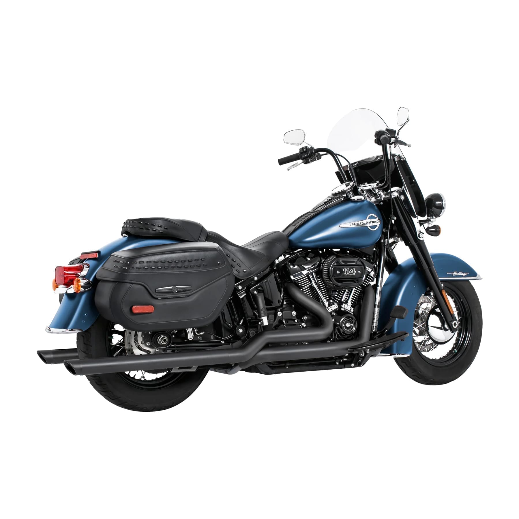 Harley Softail 2.5" Tuck & Under True Duals, '18 & Up