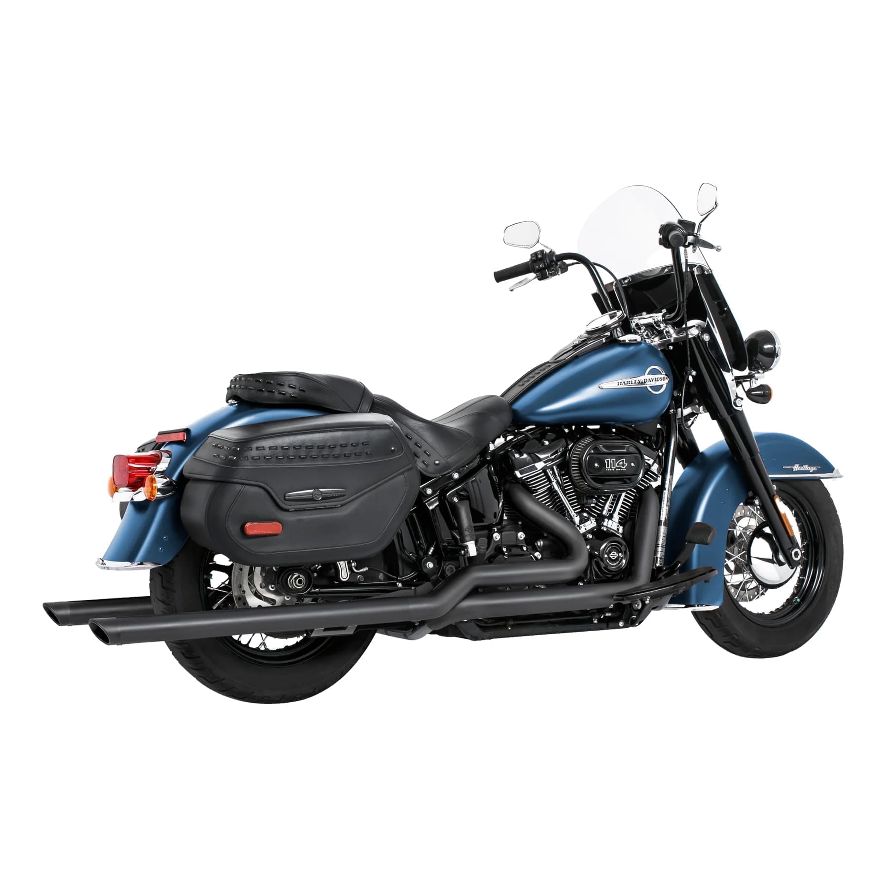 Harley Softail 2.5" Tuck & Under True Duals, '18 & Up