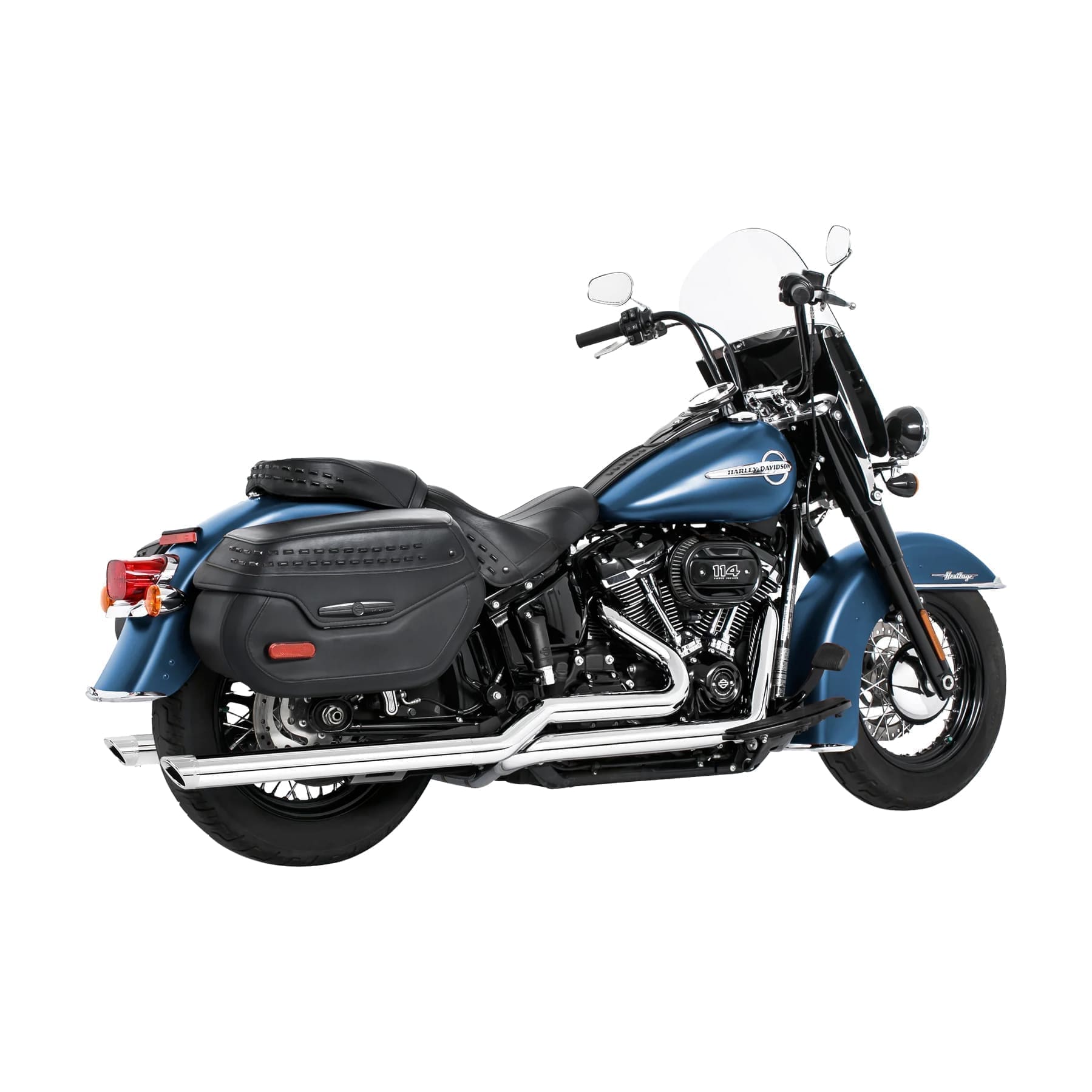 Harley Softail 2.5" Tuck & Under True Duals, '18 & Up