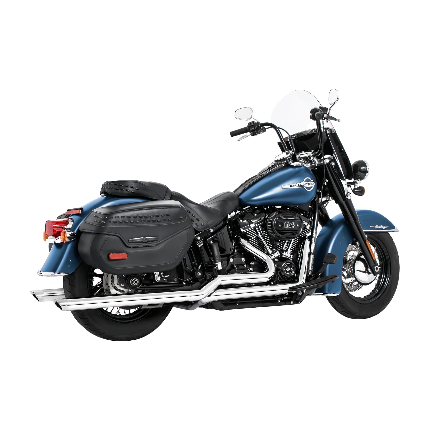 Harley Softail 2.5" Tuck & Under True Duals, '18 & Up