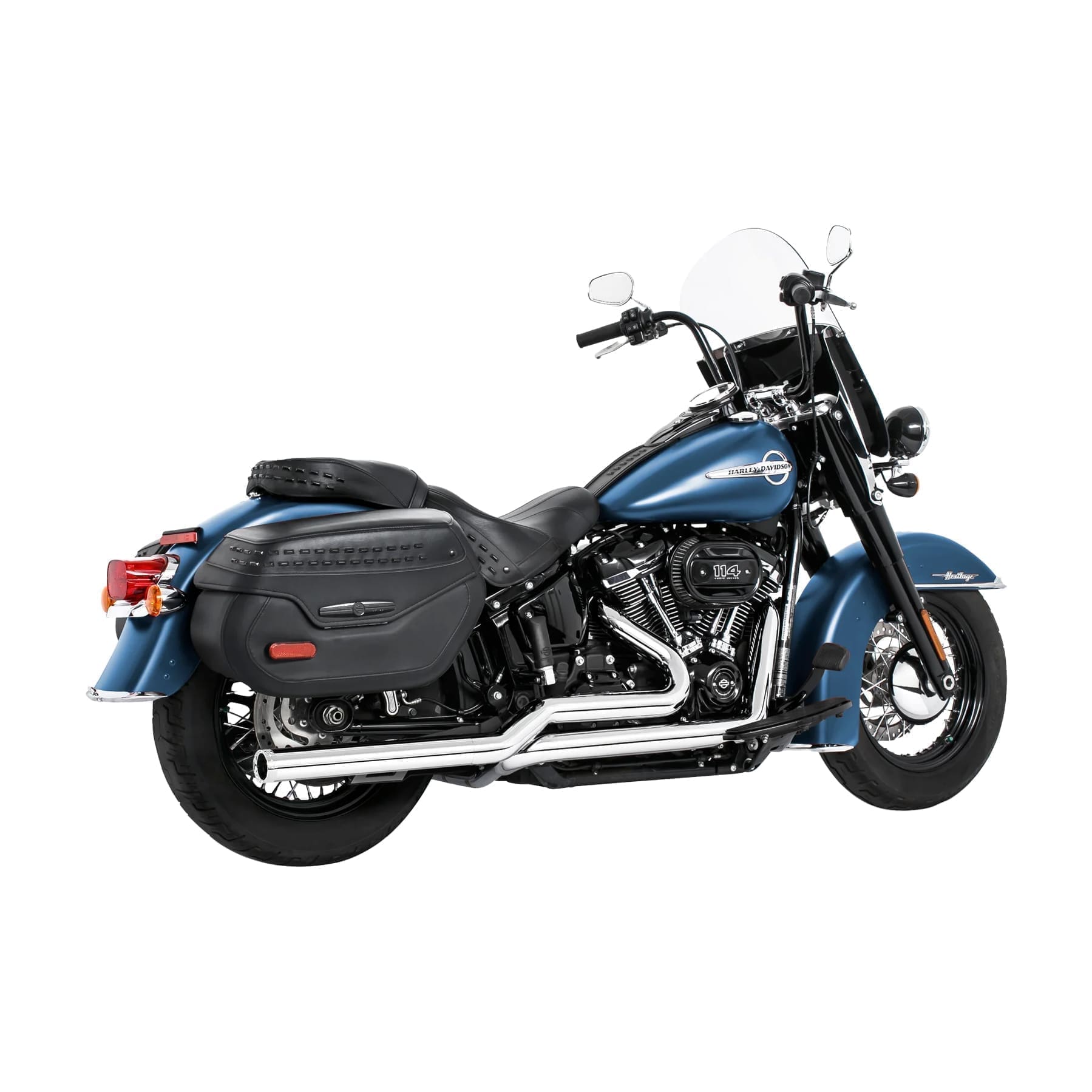 Harley Softail 2.5" Tuck & Under True Duals, '18 & Up