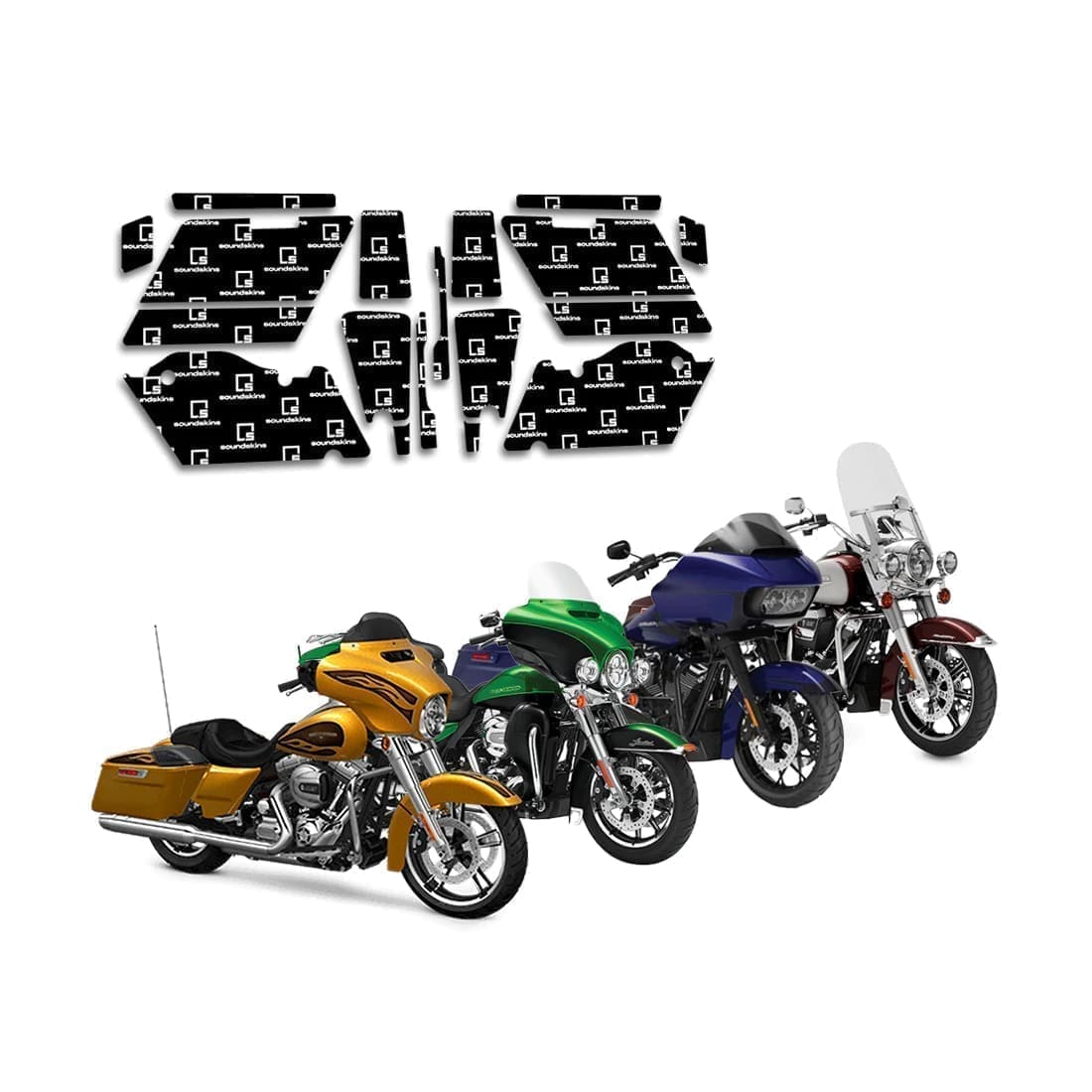 SoundSkins Saddlebag Kit For HD Touring, '14-'23