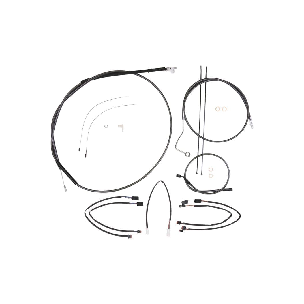 Magnum Shielding Black Pearl Handlebar Installation Kit, 15"-17"