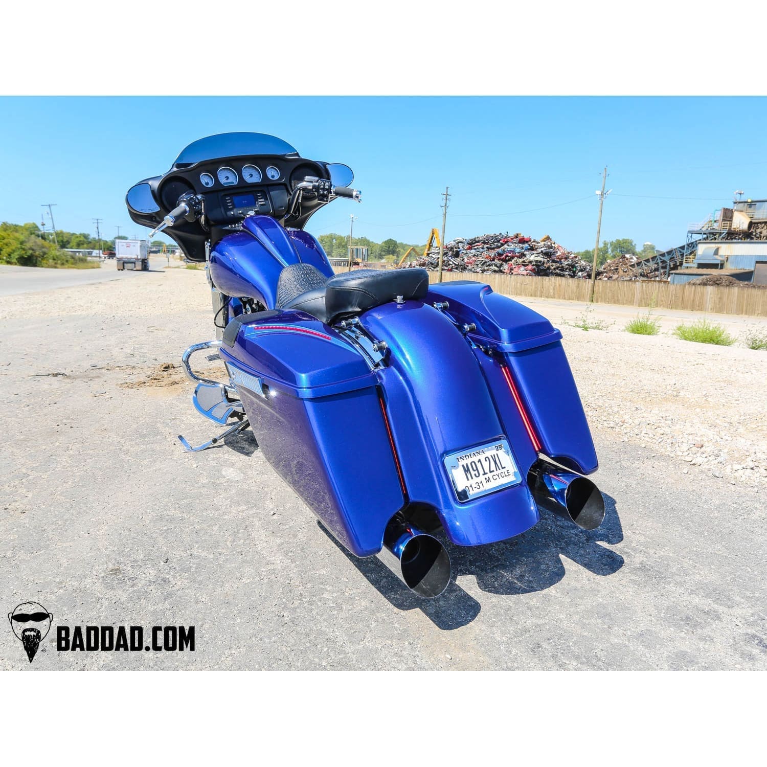 Bad Dad Race Series Fender w/ Bagger Strips & Paint