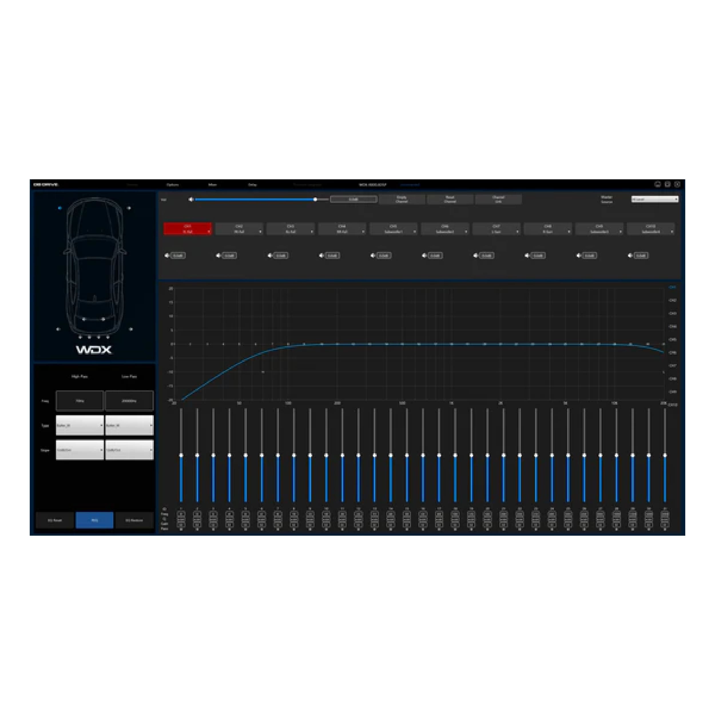 WDX-R1200.8-DSP WDX Reference Class-D 8 Channel Amplifier w/ DSP