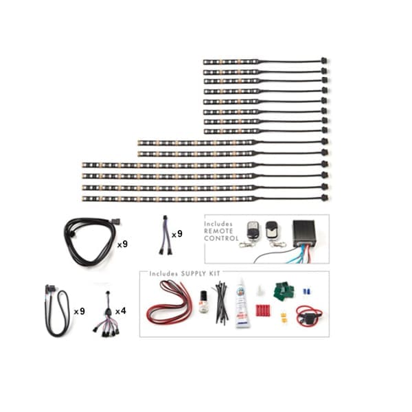Rush ALS 216-LED Body Light Kit For H-D Touring, '24 and Up