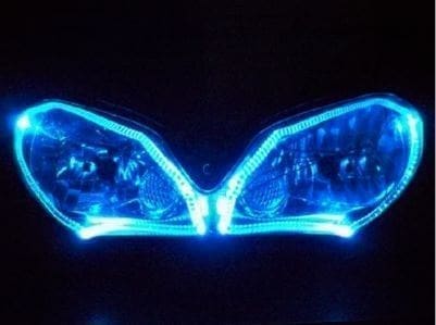 Kawasaki ZX-10R Headlight Perimeter LED Halo Kit, '04-'05
