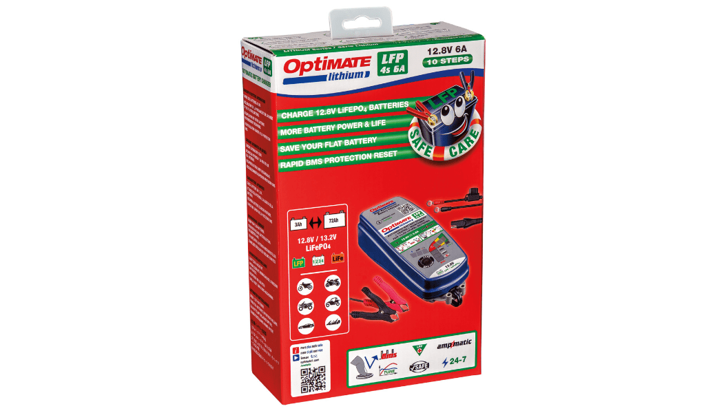 Optimate™ Lithium LFP 4S 6A Battery Charger