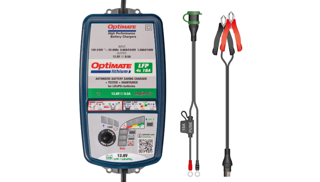 Optimate™ Lithium LFP 4S 10A Battery Charger