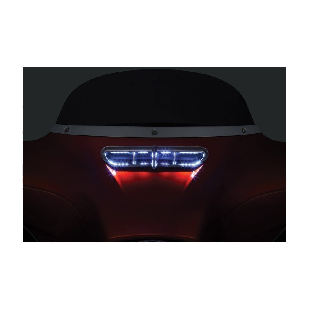 Kuryakyn LED Fairing Vent Accent, Chrome