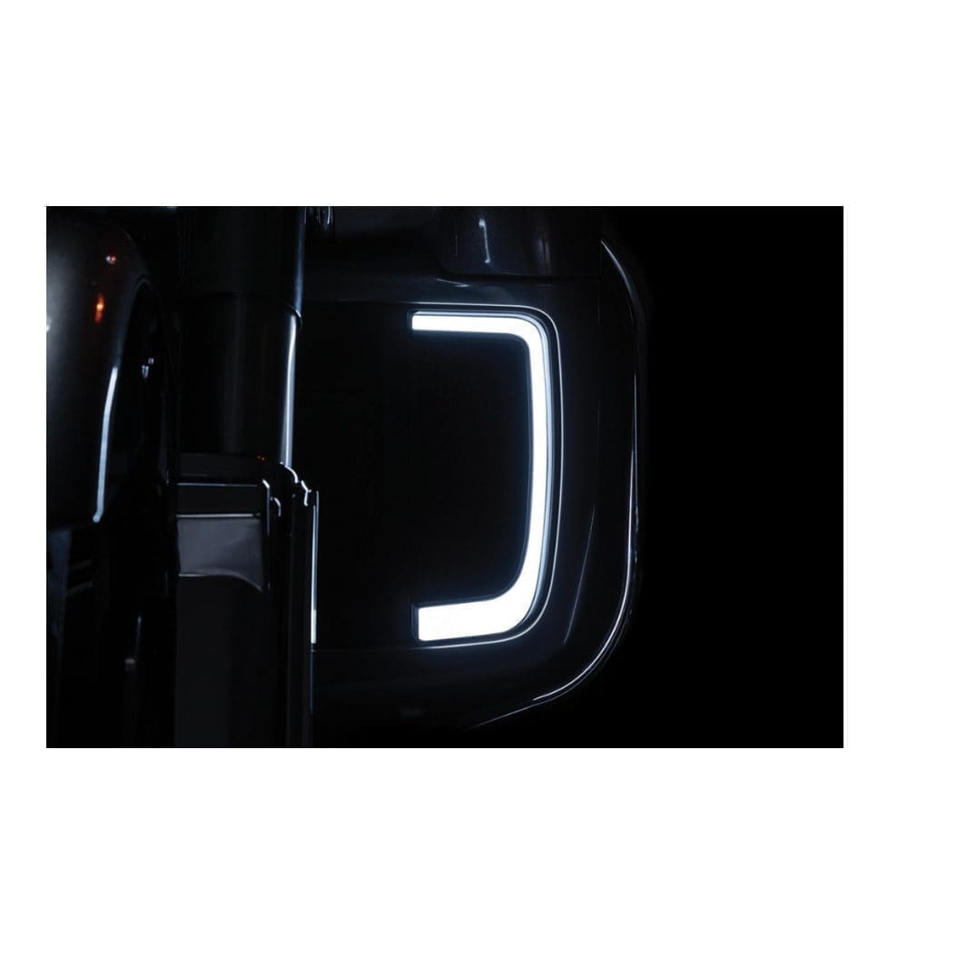 Kuryakyn Tracer LED Lower Fairing Grill Inserts, Black