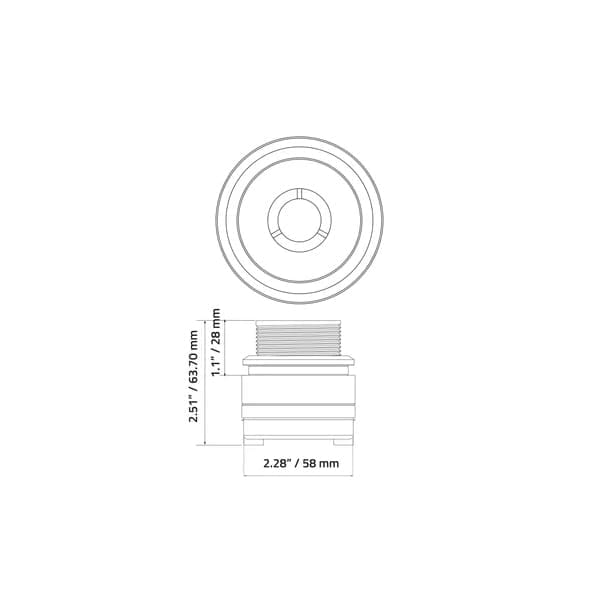 Euphoria Xpert 1" Titanium Bullet Tweeter