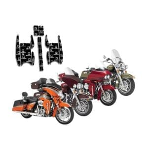 SoundSkins Saddlebag Speaker Lid Kit For HD Touring, '98-'13
