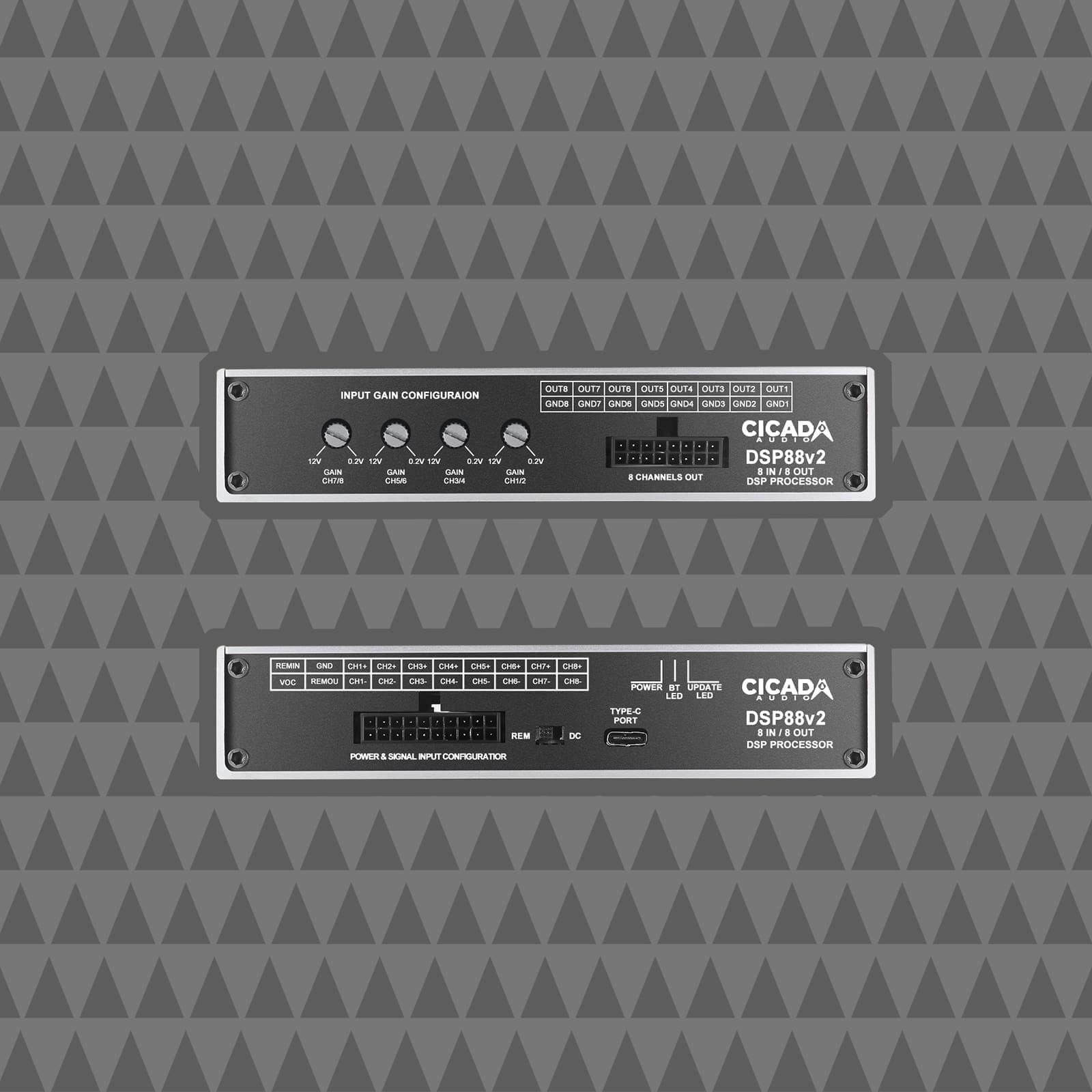 Cicada Audio DSP 8 CH IN / 8 CH OUT